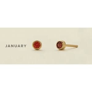 NEW MADE BY MARY january birthstone stud earrings in january